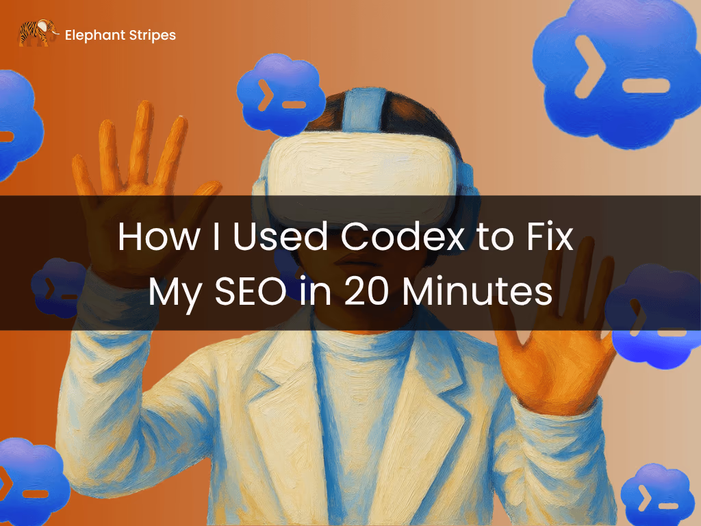 How I Used Codex to Fix My SEO in 20 Minutes
